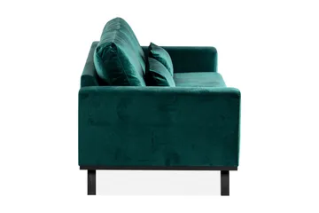 Copenhagen 3-sits Sammetssoffa - Grön - Möbler - Soffa - 3 sits soffa