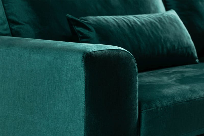 Copenhagen 3-sits Sammetssoffa - Grön - Möbler - Soffa - 3 sits soffa