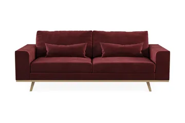 Copenhagen 3-sits Sammetssoffa - Lila - Möbler - Soffa - 3 sits soffa