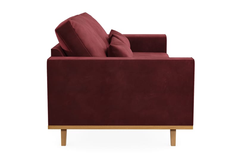 Copenhagen 3-sits Sammetssoffa - Lila - Möbler - Soffa - 3 sits soffa
