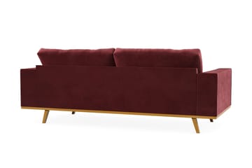 Copenhagen 3-sits Sammetssoffa - Lila - Möbler - Soffa - 3 sits soffa