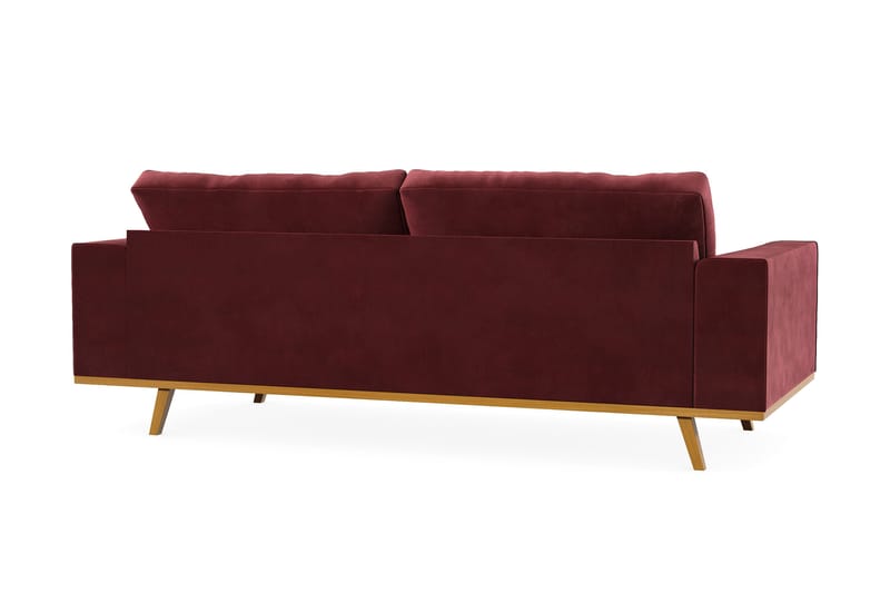 Copenhagen 3-sits Sammetssoffa - Lila - Möbler - Soffa - 3 sits soffa