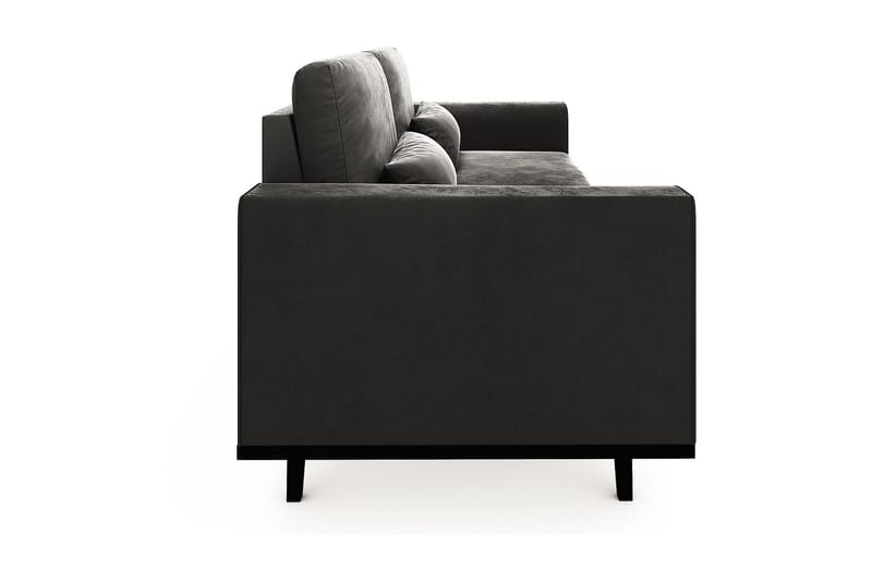 Copenhagen 3-sits Sammetssoffa - Mörkgrå - Möbler - Soffa - 3 sits soffa