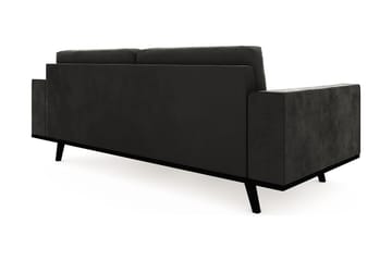 Copenhagen 3-sits Sammetssoffa - Mörkgrå - Möbler - Soffa - 3 sits soffa