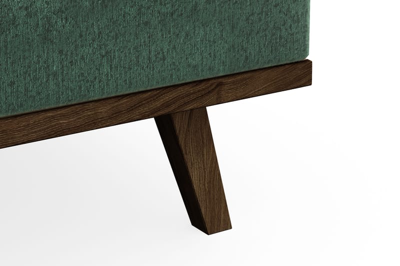 Copenhagen 3-sits Sammetssoffa - Mörkgrön - Möbler - Soffa - 3 sits soffa