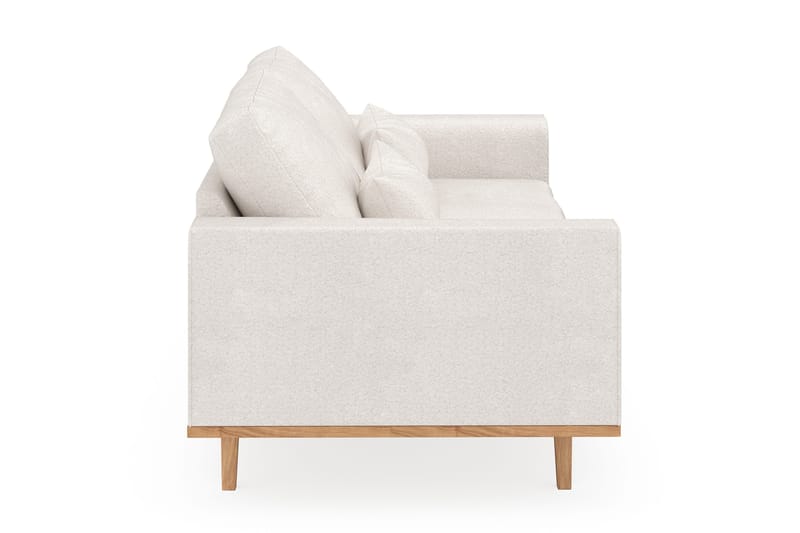 Copenhagen 3-sits Soffa i Bouclé - Vit - Möbler - Soffa - 3 sits soffa