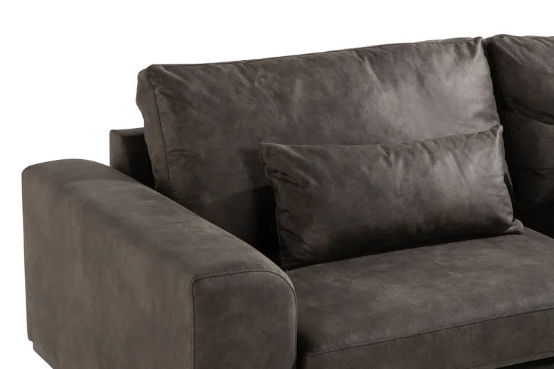 Copenhagen 3-sits Soffa i Konstläder - Mörkgrå - Möbler - Soffa - 3 sits soffa