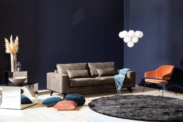 Copenhagen 3-sits Soffa i Konstl äder - Mörkgrå - Möbler - Soffa - 3 sits soffa