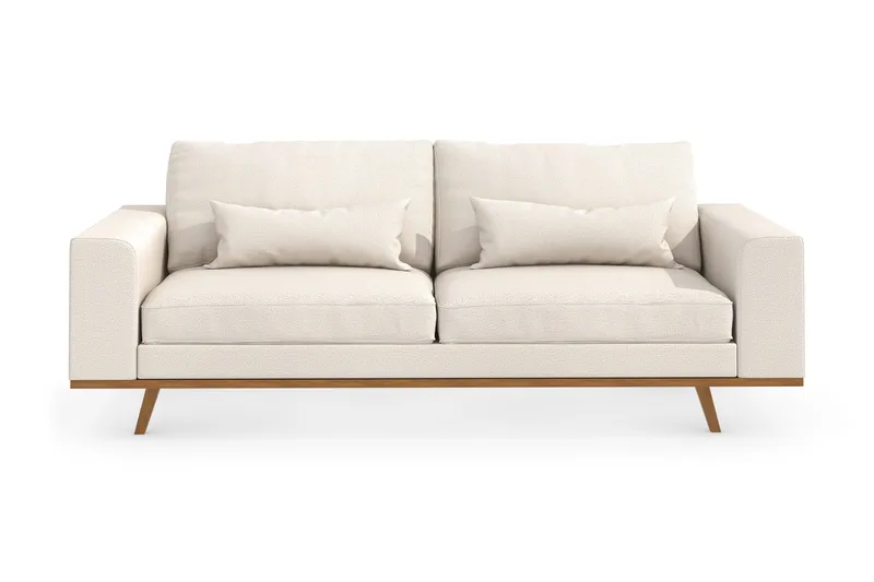 Copenhagen 3-sits Tygsoffa, Beige