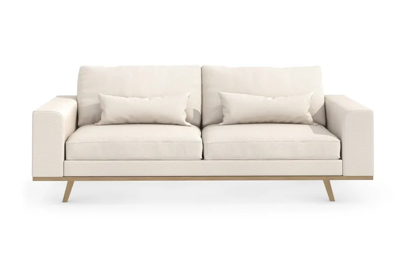 Copenhagen 3-sits Tygsoffa, Beige