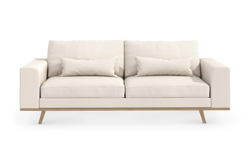 Copenhagen 3-sits Tygsoffa, Beige