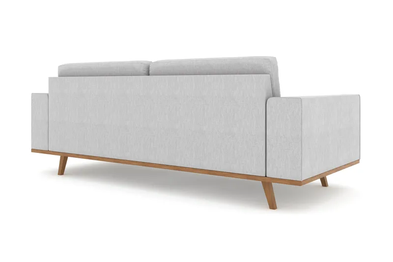 Copenhagen 3-sits Tygsoffa - Ljusgrå - Möbler - Soffa - 3 sits soffa
