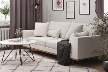 Copenhagen 3-sits Tygsoffa - Ljusgrå - Möbler - Soffa - 3 sits soffa