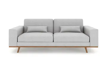 Copenhagen 3-sits Tygsoffa - Ljusgrå - Möbler - Soffa - 3 sits soffa