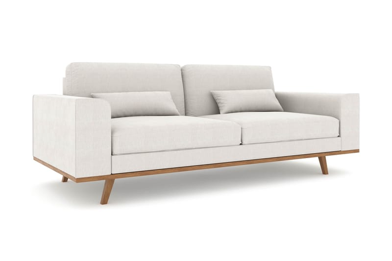 Copenhagen 3-sits Tygsoffa - Ljusgrå - Möbler - Soffa - 3 sits soffa