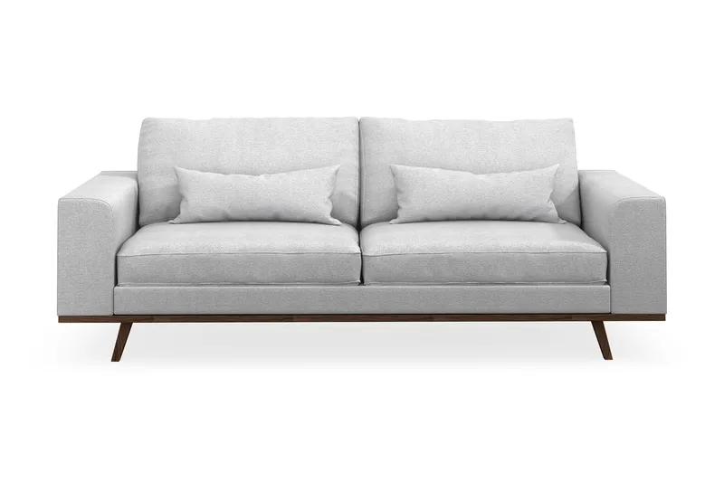 Copenhagen 3-sits Tygsoffa - Ljusgrå - Möbler - Soffa - 3 sits soffa