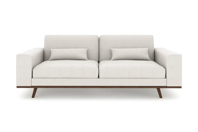 Copenhagen 3-sits Tygsoffa, Ljusgrå