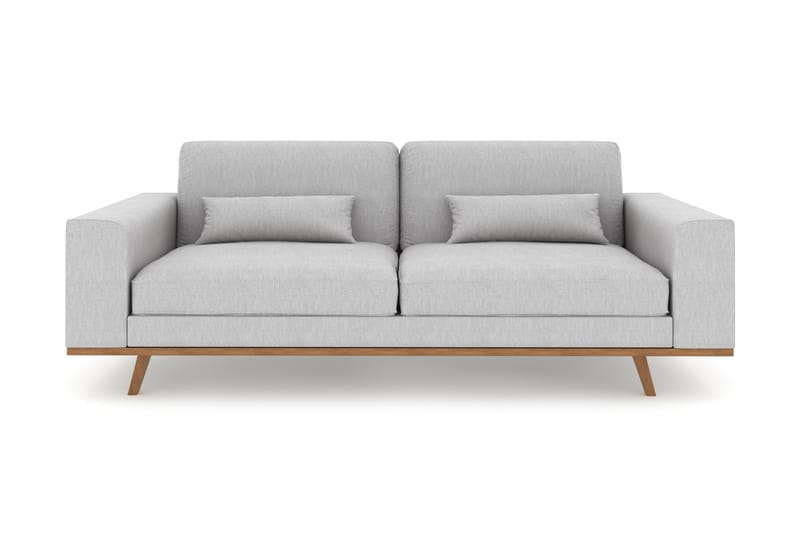 Copenhagen 3-sits Tygsoffa - Ljusgrå - Möbler - Soffa - 3 sits soffa