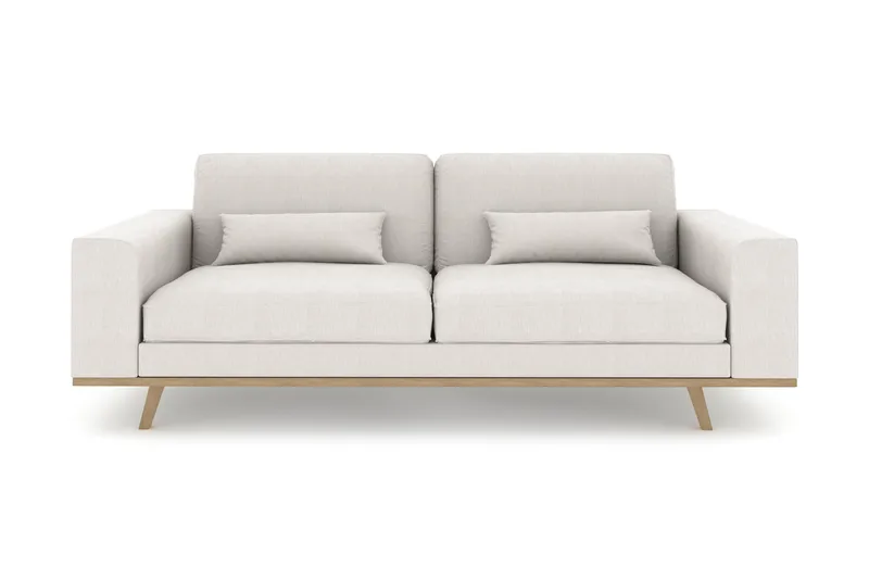 Copenhagen 3-sits Tygsoffa - Ljusgrå - Möbler - Soffa - 3 sits soffa