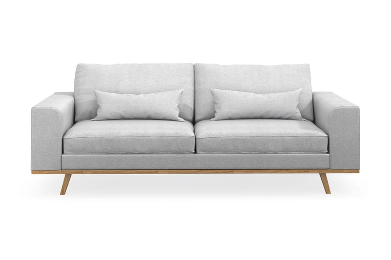 Copenhagen 3-sits Tygsoffa - Ljusgrå - Möbler - Soffa - 3 sits soffa