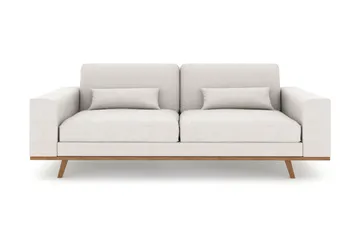 Copenhagen 3-sits Tygsoffa - Ljusgrå - Möbler - Soffa - 3 sits soffa