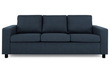 Runda svarta ben Crazy,Svart - Blå