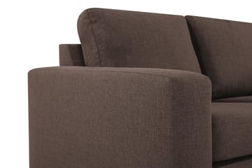 Crazy 3-sits Tygsoffa - Brun - Möbler - Soffa - 3 sits soffa