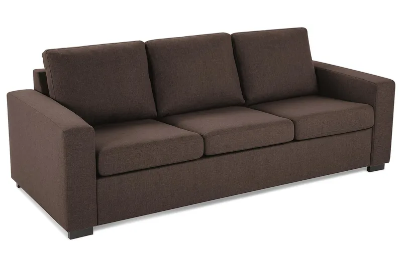 Crazy 3-sits Tygsoffa - Brun - Möbler - Soffa - 3 sits soffa