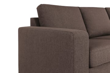 Crazy 3-sits Tygsoffa - Brun - Möbler - Soffa - 3 sits soffa