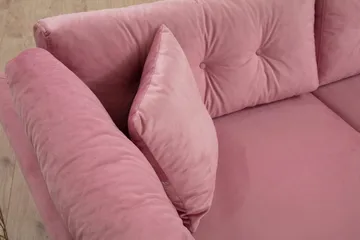 Dorval Soffa 3-sits - Rosa - Möbler - Soffa - 3 sits soffa