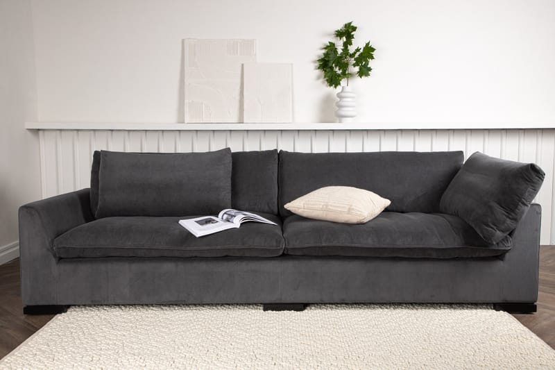 Durham 3-sits Soffa - Mörkgrå Manchester - Möbler - Soffa - 3 sits soffa