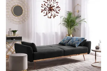 Eina Soffa 2-4 Sits - Svart - Möbler - Soffa - 3 sits soffa