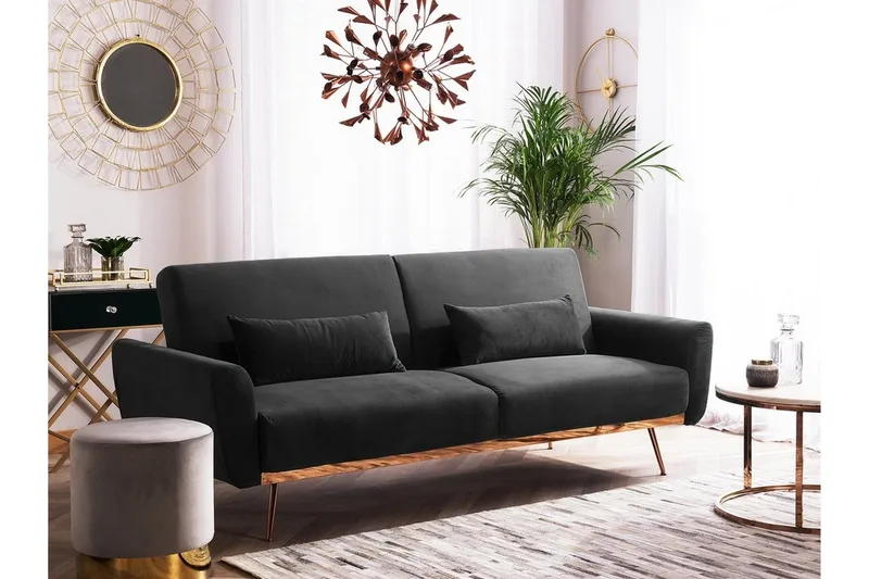 Eina Soffa 2-4 Sits - Svart - Möbler - Soffa - 3 sits soffa