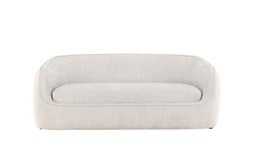 Elio 3-sits Mjuk Svängd Soffa i Tyg - Ljusbeige - Möbler - Soffa - 3 sits soffa