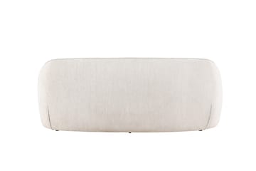 Elio 3-sits Mjuk Svängd Soffa i Tyg - Ljusbeige - Möbler - Soffa - 3 sits soffa