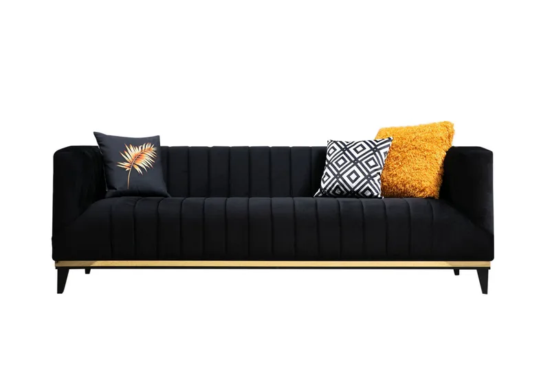 Esquimalt Soffa 3-sits - Svart - Möbler - Soffa - 3 sits soffa