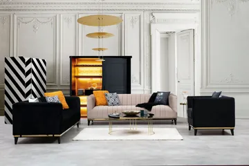 Esquimalt Soffa 3-sits - Svart - Möbler - Soffa - 3 sits soffa
