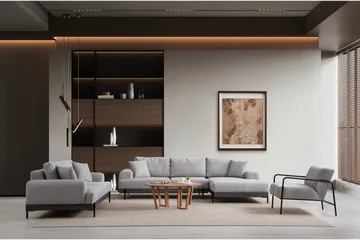 Eti Soffa 3-sits - Grå - Möbler - Soffa - 3 sits soffa