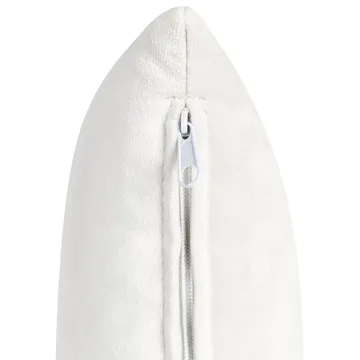 3-sits soffa Frederica - Vitt, guld/Sammet - Möbler - Soffa - Sammetssoffa