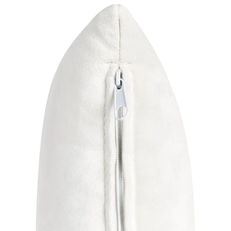 3-sits soffa Frederica - Vitt, guld/Sammet - Möbler - Soffa - Sammetssoffa