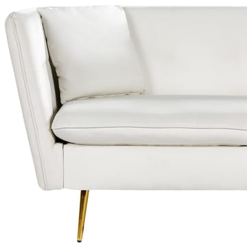 3-sits soffa Frederica - Vitt, guld/Sammet - Möbler - Soffa - Sammetssoffa