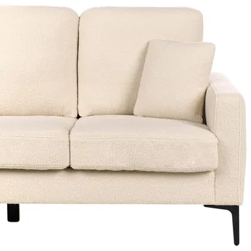3-sits soffa Gavle - Beige, svart/Bouclé - Möbler - Soffa - 3 sits soffa