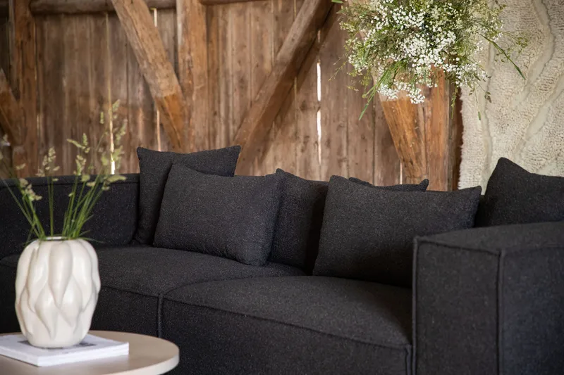 Gillholmen Soffa 3-sits - Svart/Mörkgrå - Möbler - Soffa - 3 sits soffa