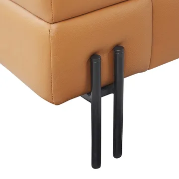 3-sits soffa Granna - Brun - Möbler - Soffa - Skinnsoffa