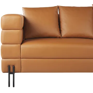 3-sits soffa Granna - Brun - Möbler - Soffa - Skinnsoffa