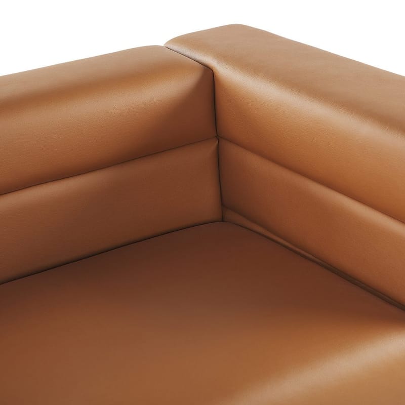 3-sits soffa Granna - Brun - Möbler - Soffa - Skinnsoffa