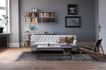 Howard 3-sits Tygsoffa - Grå - Möbler - Soffa - 3 sits soffa