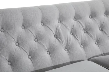 Howard 3-sits Tygsoffa - Grå - Möbler - Soffa - 3 sits soffa