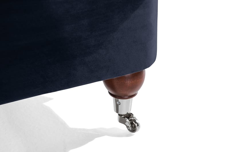 Howard Riviera 3-sits Sammetssoffa - Blå - Möbler - Soffa - 3 sits soffa