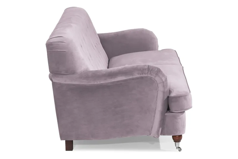 Howard Riviera 3-sits Sammetssoffa - Lila - Möbler - Soffa - 3 sits soffa